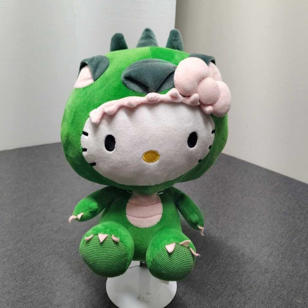 Sanrio Hello Kitty Green Dragon Plush 11.5" Fiesta Toy Stuffed Animal